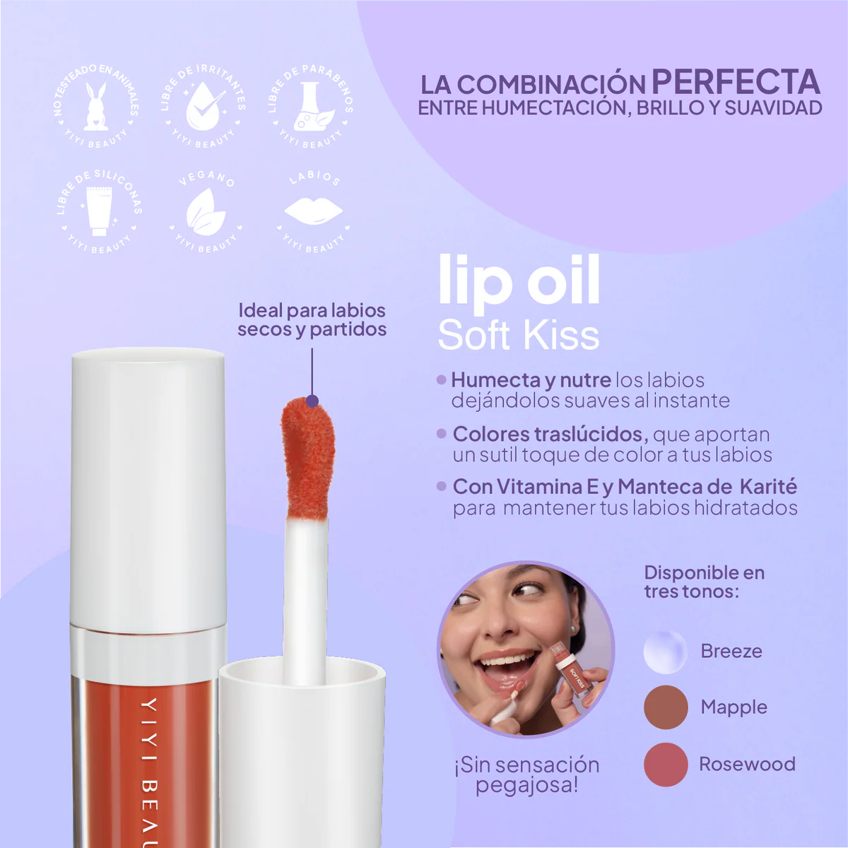 Pack 3 Lip Oil | Soft Kiss