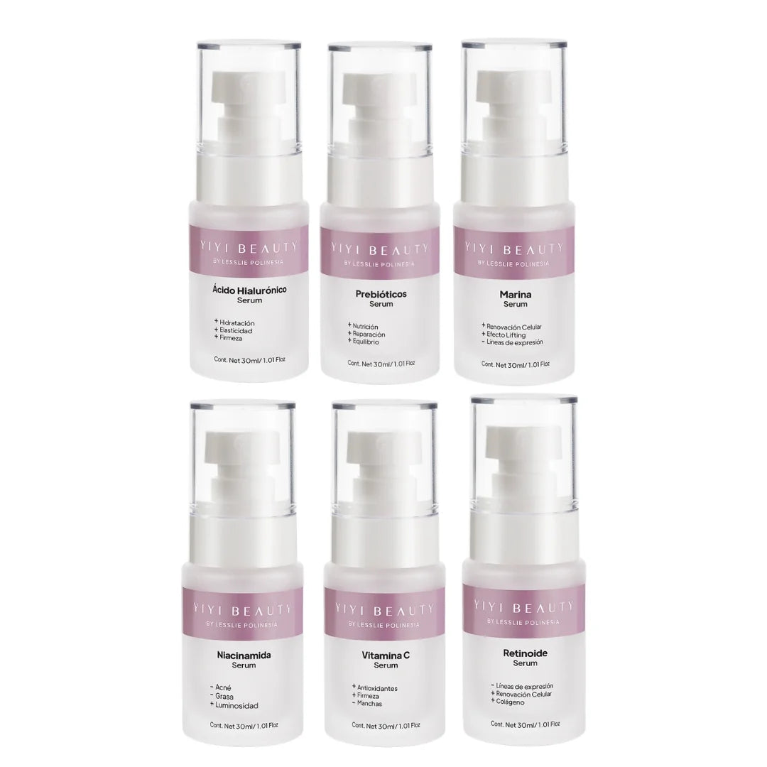 Kit Completo de Serums Yiyi Beauty – Rutina Facial Profesional en Casa