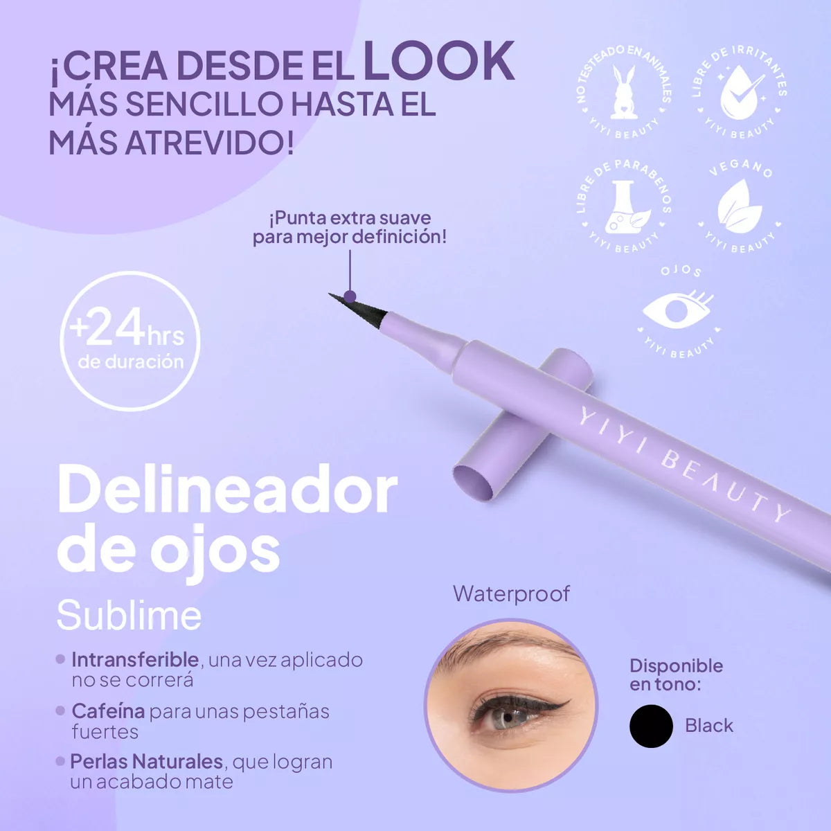 YIYI Beauty Sublime Deep Black