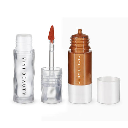 Combo Brilla Iluminador Sunshine + Blush Terracota