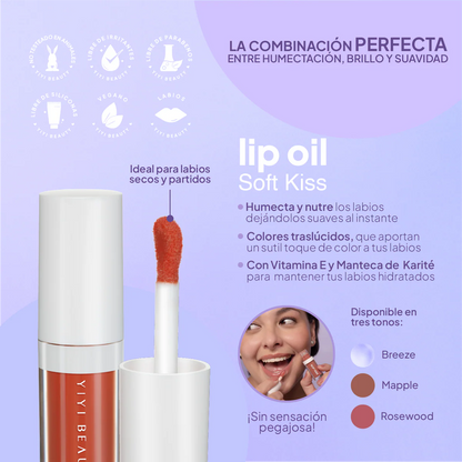 Pack 3 Lip Oil | Soft Kiss