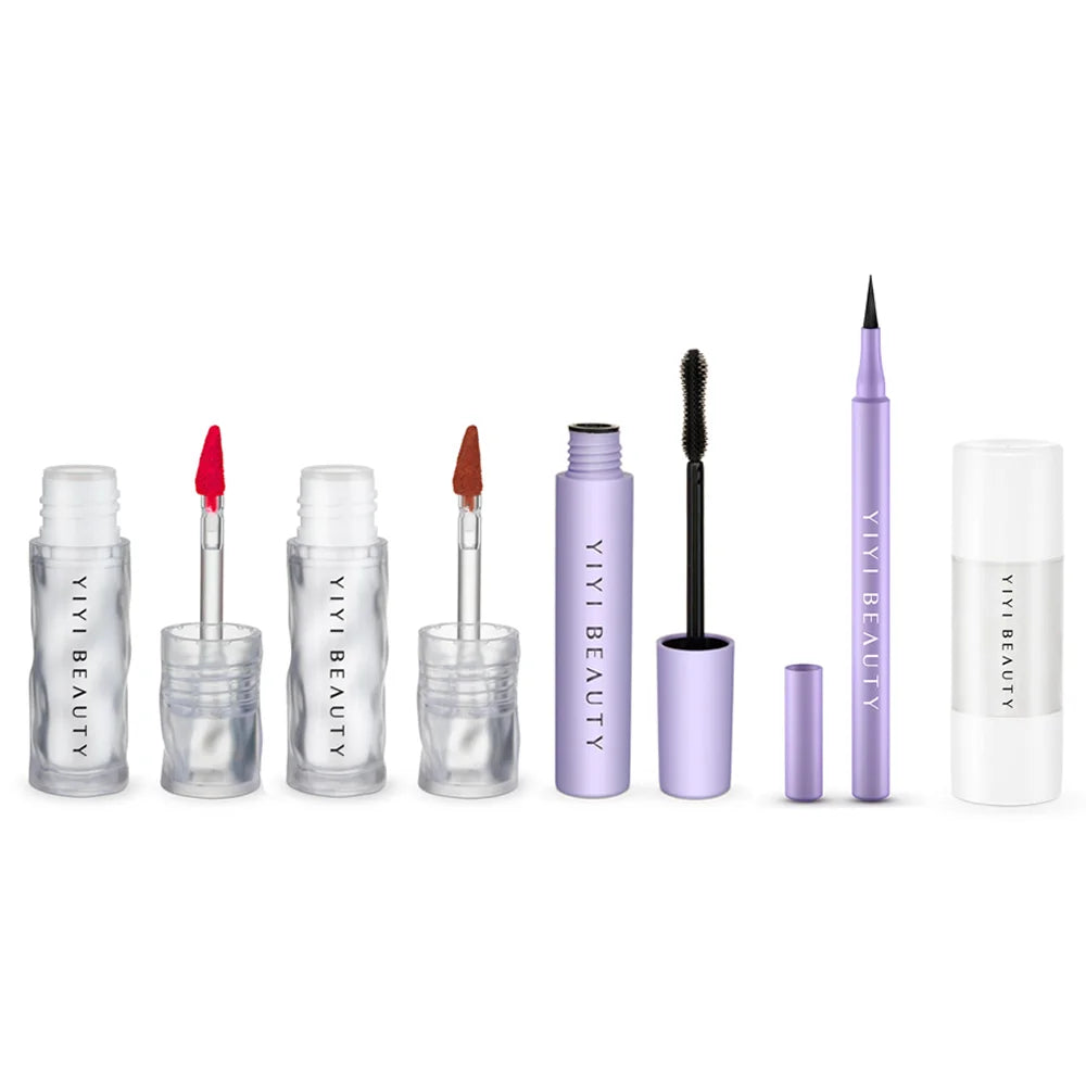Velvet Blush Cherry + Velvet Blush Terracota + Dream Lash + Sublime Deep Black + Divine Glow